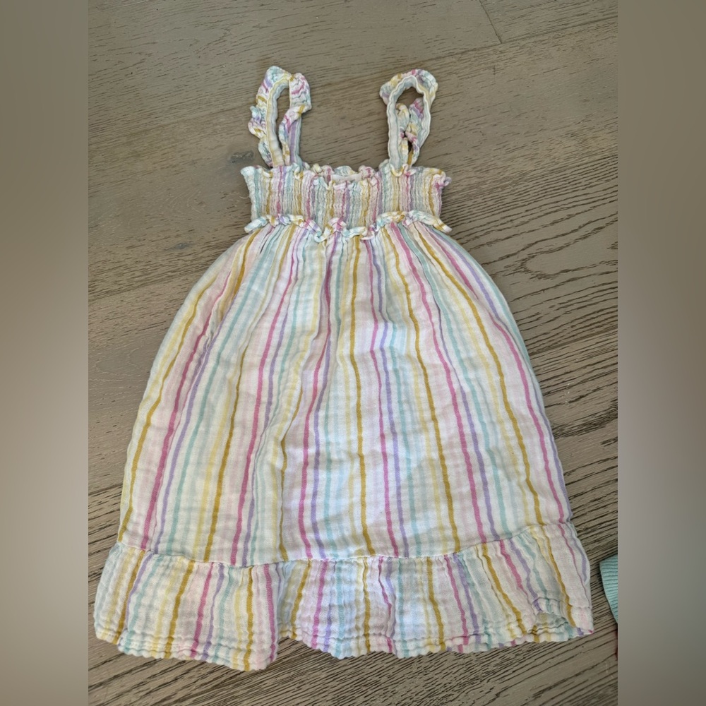 Angel Dear Pastel Striped Textured Top
